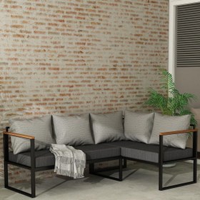 Resim Woodesk Nature Bahçe Köşe Koltuk 