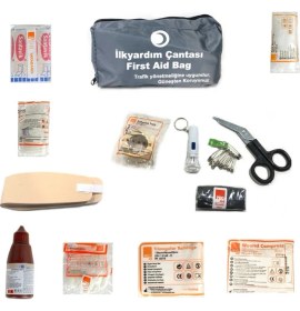 Resim Space Ilk Yardım Trafik Sağlık Seti Boyun Korseli 