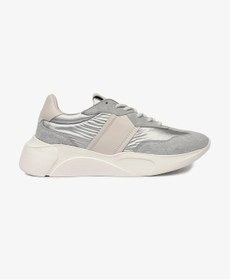 Resim Greyder Kadın Beyaz Gümüş Hakiki Deri Spor Ayakkabı 4Y2SA33260 