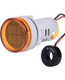 Resim Tianyi Dijital Voltmetre - Ampermetre Ac 50-500V 0-100A 