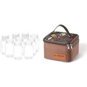 Resim Dianziye Kampanyalı 9 Parça Taşınabilir Baharat Seti - Barbekü Ve Doğa Yürüyüşleri İçin Çok Renkli 