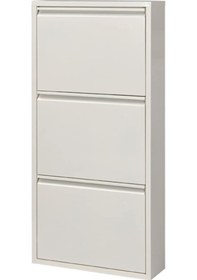 Resim Kaser 3'Lü Krem Metal Ayakkabılık Krem 