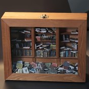 Resim 60/100 Adet Mini Kitap Seti Rahatlama İçin - Ev & Ofis Dekoru İçin Mükemmel, Güç Gerektirmez, Tüysüz, Mevsimlik Aksesuarlar, Çeşitli Malzemeler (Kitaplık Dahil Değildir), Mevsimlik Dekor Aksesuarları 