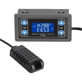 Resim Xy-Wth1 6-30V Dc Dijital Termostat Sıcaklık ve Nem Kontrol Cihazı (6-30V Dc ile Çalışır) 