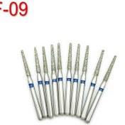 Resim 10 Adet/kutu Elmas Burs Diş Fg 1.6mm Yüksek Hızlı Matkaplar Diş Parlatıcılar Diş Hekimliği Araçları Tf-09 