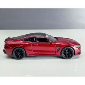 Resim Kinsmart Dianomi 1:38 Bmw M8 Competition Coupe Bordo 