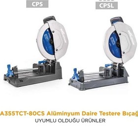 Resim Evolution A355tct-80cs Alüminyum Daire Testere Bıçağı, 355mm 