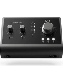 Resim Skygo Audient ID14 Mkıı Ses Kartı, A Sınıfı 2 Kanal Preamp (Yüksek Performanslı USB Ses Arayüzü, Usb-C Bağlantısı, Monitör Karışımı ve Monitör Panning Fonksiyonu, 2 Kulaklık Çıkışı), Siyah 