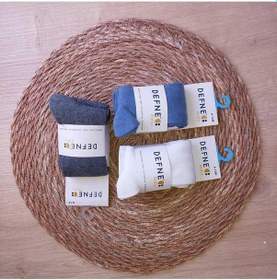 Resim Kıpırık Baby 3 Adet Pamuklu Erkek Çocuk Ve Bebek Külotlu Çorap-861 Gri 