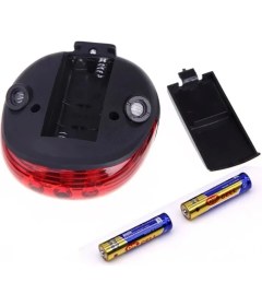 Resim Bisiklet Arka Lazer Işık 7 Modlu Su Geçirmez Darbeye Dayanıklı Güvenlik Lambası 