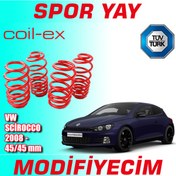 Resim Coil-Ex Scirocco 2008 Sonrası 45-45Mm Alçaltma Spor Yay Helezo 