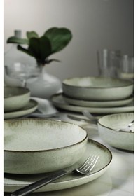 Resim Kütahya Porselen Moderna 12 Parça 4 Kişilik Yemek Seti Yeşil 