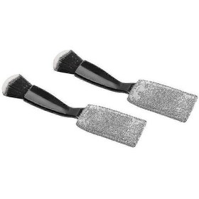 Resim Araba Temizliği İçin 2'li Çift Başlıklı Fırça, 2'si 1 Arada İç Toz Alma Fırçası, Gösterge Paneli Ekran Temizleme Fırçası - Kaiyi 