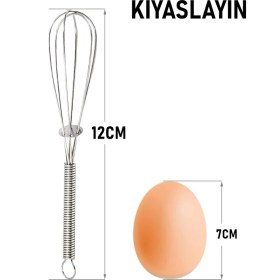 Resim EstoreBox Mini Çırpıcı Çelik 6 Adet 