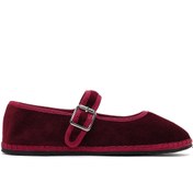 Resim Kadın Bordo Tokalı Kumaş Babet - Bordo / 37 