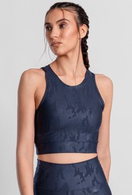 Resim Superstacy Khaite Kamuflaj Lacivert Spor Bra 