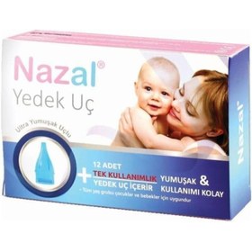 Resim Nazar Otribebe Nazal Burun Aspiratör 12'li Yedek Uç (OTRİ BEBE UYUMLU) 3 Paket 