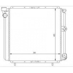 Resim Oris Radyatör EXP-R9-R11 360X370X18 Aleminyum 18051 