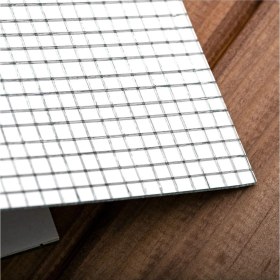 Resim PremiumPort Kendinden Yapışkanlı 10X10 mm Gümüş Renk Buton Ayna 