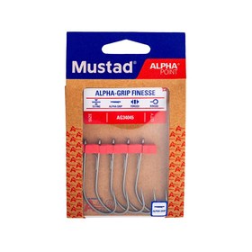 Resim Mustad Alpha Point Alpha-Grip Finesse AG34045 Olta İğnesi - TITANX / NO:4/0 - 5Lİ 