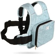 Resim Çocuk Elektrikli Motosiklet Emniyet Kemeri Bisiklet Kayışı Motosiklet Koruma Blue 