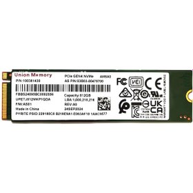 Resim Union Memory Am6a0 512gb Gen4 3900-3100 Mb/s 2280 M2 Nvme Ssd 