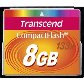Resim Transcend Standart 133x CompactFlash 8 GB CF Hafıza Kartı 