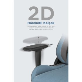 Resim Rampage MC-8671 Ocean Mavi/gri Oyuncu Koltuğu 