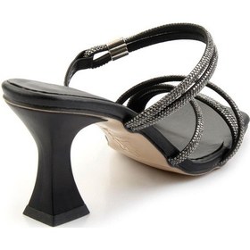 Resim Siyah Platin Kadın Abiye Ayakkabı K05953157109 Siyah 