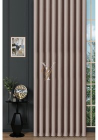 Resim Blackout Fon Perde V-2027 Toz Pembe Çok Renkli 