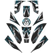 Resim Yamaha R7 2021 - 2022 Uyumlu Full Tank Pad Set 005 