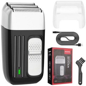 Resim Skycity Erkekler İçin Geri Tepki Tipi Tıraş Makinesi - 1200mah Li-poly Pil - Usb Şarjlı - Siyah - Sakal Ve Saç Kaldırma Uygun Diğer 