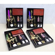 Resim Deri Defterli Divit Hokka Ve Mühür Seti Model 2 