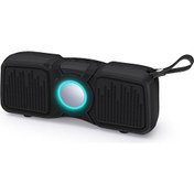 Resim New Rixing NR-9011 Bluetooth 5.0 Taşınabilir Açık Kablosuz Bluetooth Hoparlör Sarı (Yurt Dışından) 