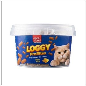 Resim Esca Food Loggy Probites Balıklı Kedi Ödül Maması 110gr 