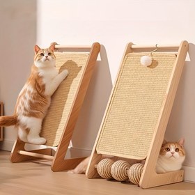 Resim 1 sağlam sisal kedi tırmık - dağınıklığı önleyen, kanepelere zarar vermeyen tasarım egzersiz ve dinlenme için - kediniz için mükemmel hediye, kedinizin en sevdiği hediye ve evde ekstra koruyucu kanepa 