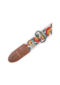 Resim Wagon Straps Vintage Serisi Gitar Askısı - Flower Rainbow 