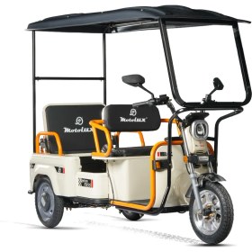 Resim Motolüx Fayton FX55 3 Tekerlekli Kabinli Elektrikli Motosiklet 72 V - 32 Ah Batarya 376 kg Taşıma Kapasitesi 