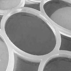 Resim Epoksi Çoklu Silikon Kalıp Anahtarlık Kalıbı Oval Seri Döküm Kalıbı 4X6 CM 20 Li 