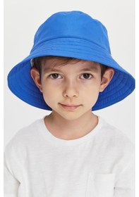 Resim Benitto Kids Erkek Çocuk Desenli Bucket Şapka 7006-mavi Mavi 