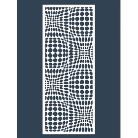 Resim Liar Ahşap Seperatör (Paravan) - KSP-106 - (18 mm) - (69 cm x 139 cm) - (Beyaz) 