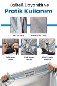 Resim dokaca Kilit Uyumlu Bisiklet Koruma Örtüsü, Bisiklet Brandası, Toz Geçirmez, Su Geçirmez 