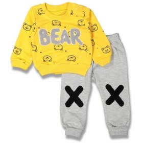 Resim Hazal Baby Erkek Bebek Bear Ayılı 2'li Takım 