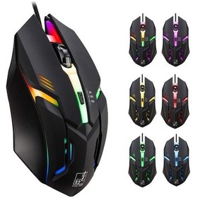 Resim Cbtx K2 Renkli Led Işık 4 Düğme 2400 Dpı Optik Usb Kablolu Oyun Faresi K2 