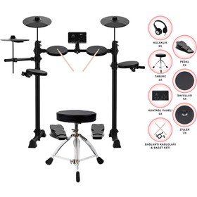 Resim JWIN JDD-2024 Tabureli Dijital Bateri Seti 