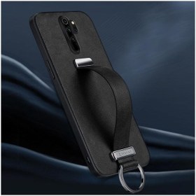 Resim Zebana Xiaomi Redmi Note 8 Pro Uyumlu Kılıf Classic Deri Kılıf Siyah 