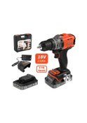 Resim Black+Decker BCD382D2XK 18 V 2.0 Ah Çift Akülü Delme Vidalama 