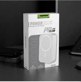 Resim Br-044 Br-044 10.000 Mah Magsafe P.bank Type-c + Usb Giriş-çıkı BEYAZ 