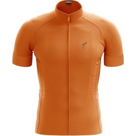 Resim Freysport Turuncu Yazlık Kısa Kollu Bisiklet Forması 