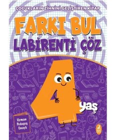 Resim Ren Kitap Farkı Bul Labirenti Çöz 4 Yaş Çocukların Zihnini Gelişti / / 